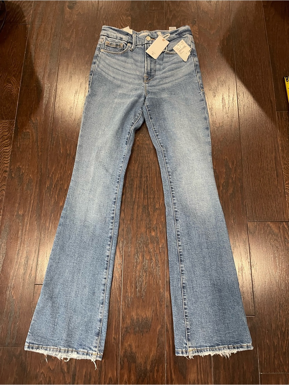 Good American Good Classic Slim Bootcut Jeans Women Size 00/24 NEW